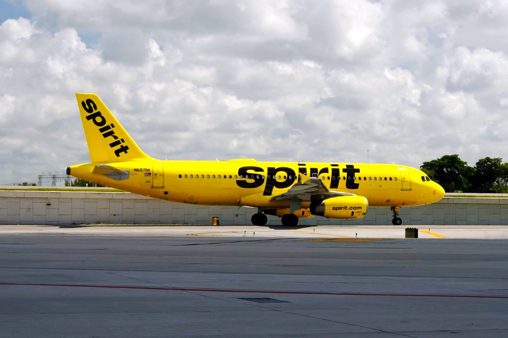 Spirit Airlines airplane
