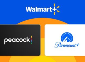 Walmart Plus Peacock Paramount Plus