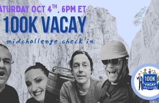 100K Vacay challenge kick off