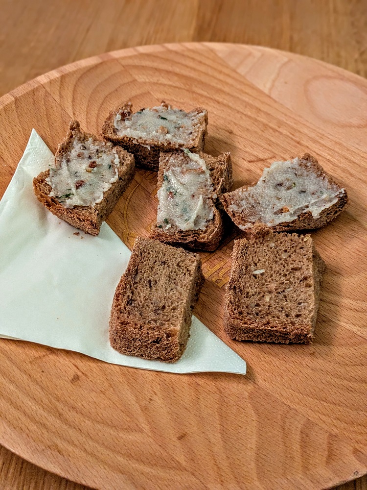 Beer bread at Spa Beerland in Prague