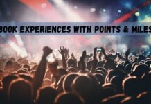 Book experiences with points & miles