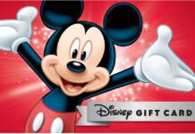 Disney gift card