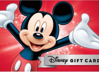 Disney gift card