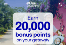 JetBlue Vacations offering 20,000 bonus points for next trip; book by 10/28 JetBlue Vacations 20,000 bonus points