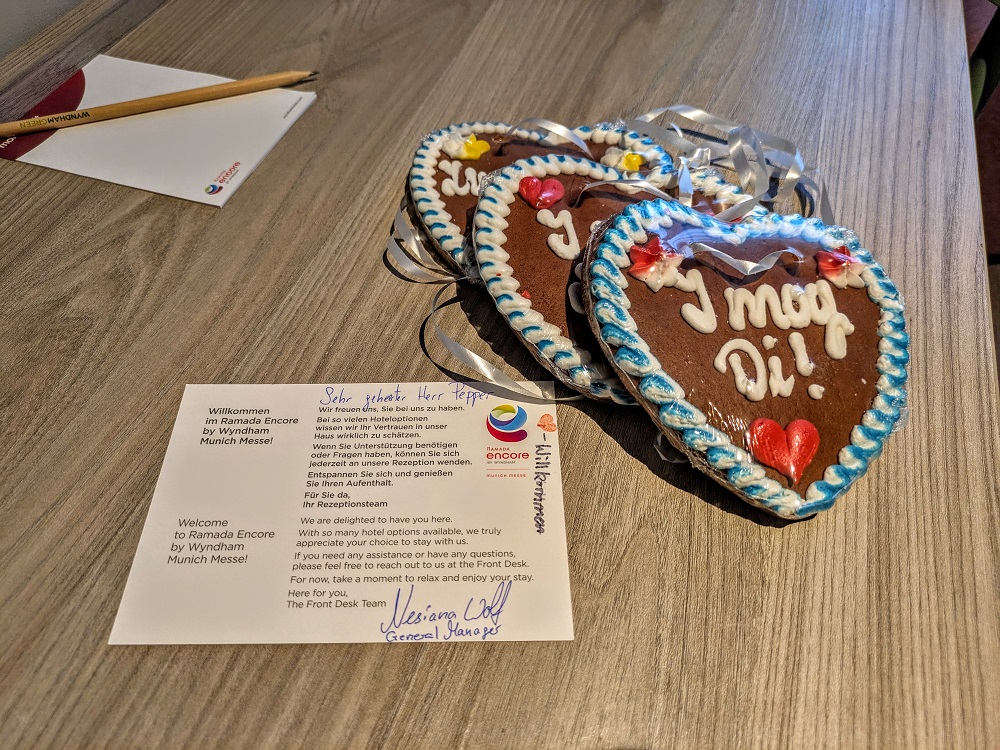 Lebkuchen welcome gift
