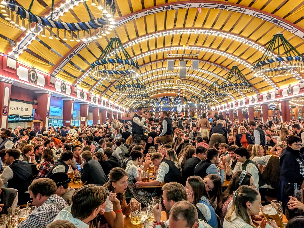 Löwenbräu beer hall