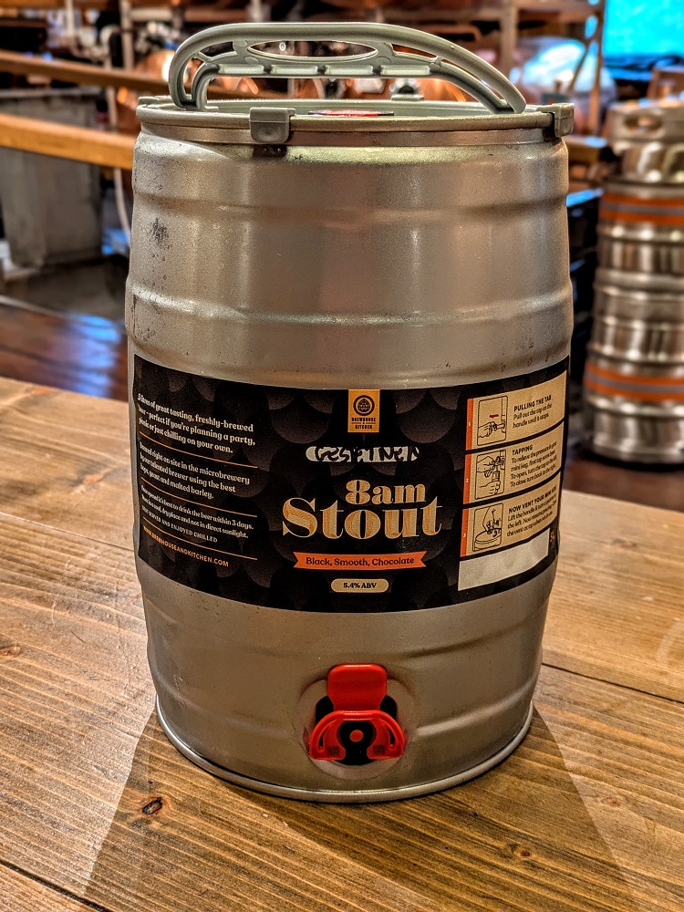 My 5 liter mini keg from Brewhouse & Kitchen Highbury