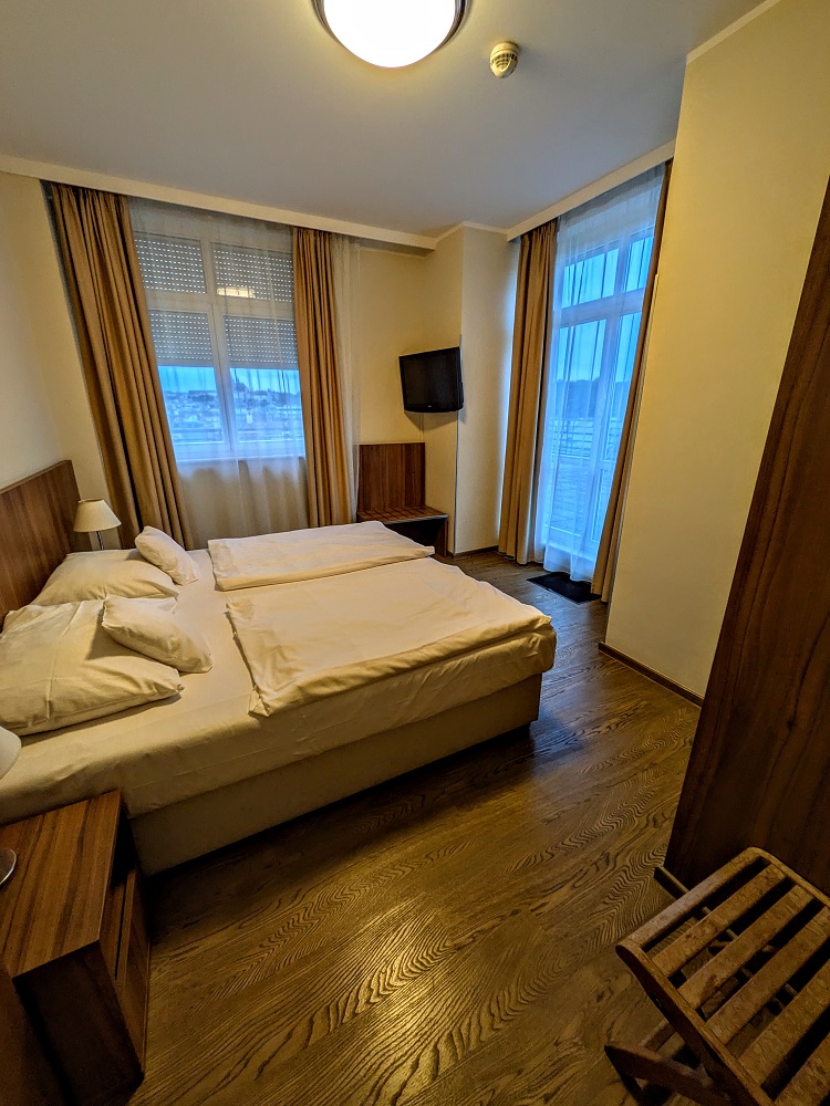 Our bedroom at the Clarion Prague Old Town