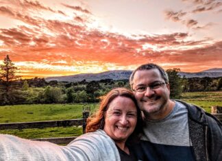 Stephen & Shae at Inverlochy Castle Hotel in Scotland