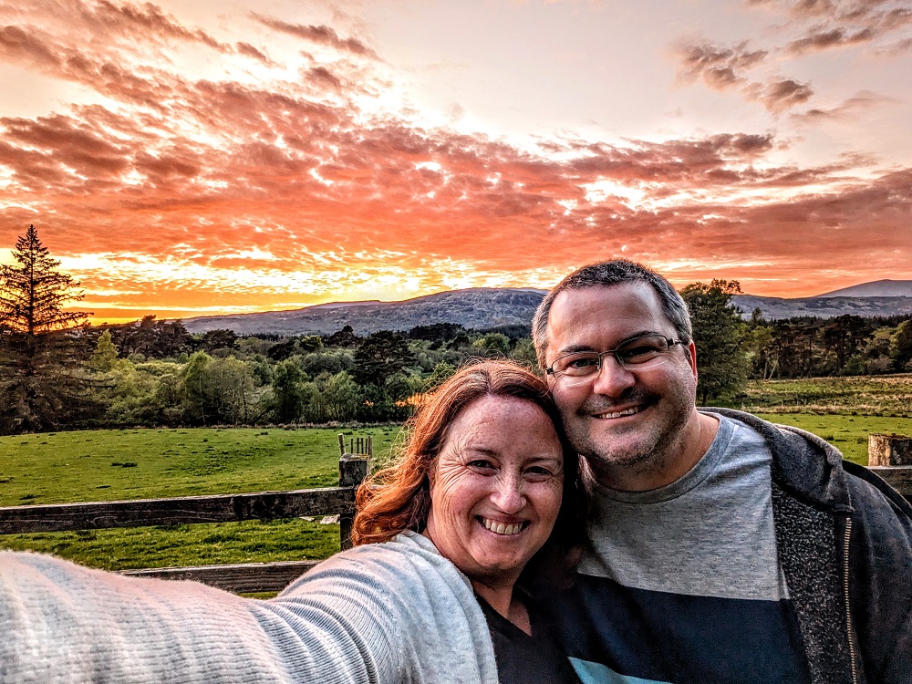 Stephen & Shae at Inverlochy Castle Hotel in Scotland