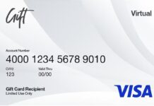 Virtual Visa gift card