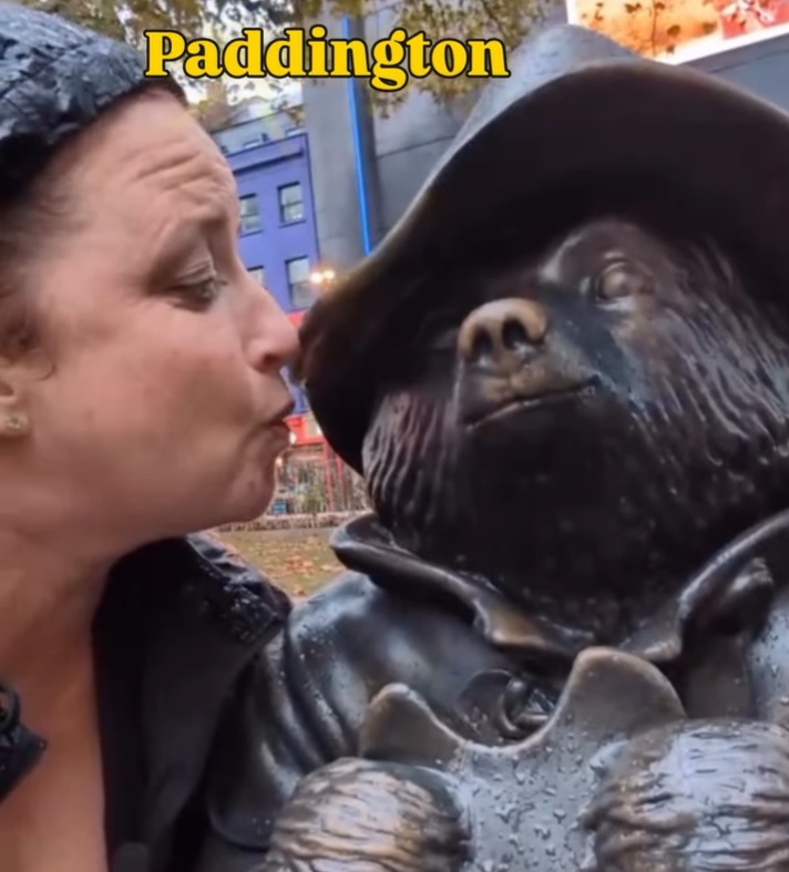 While I was getting busy with beer, Shae was getting busy with bear