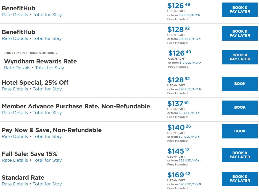 Wyndham Rewards pricing Wyndham Virginia Beach Oceanfront
