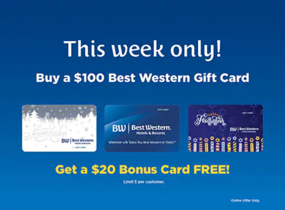 Best Western gift card deal