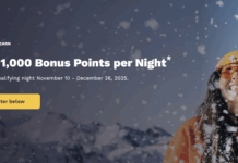 Choice Privileges Promo: Earn 1,000 points per night through December
