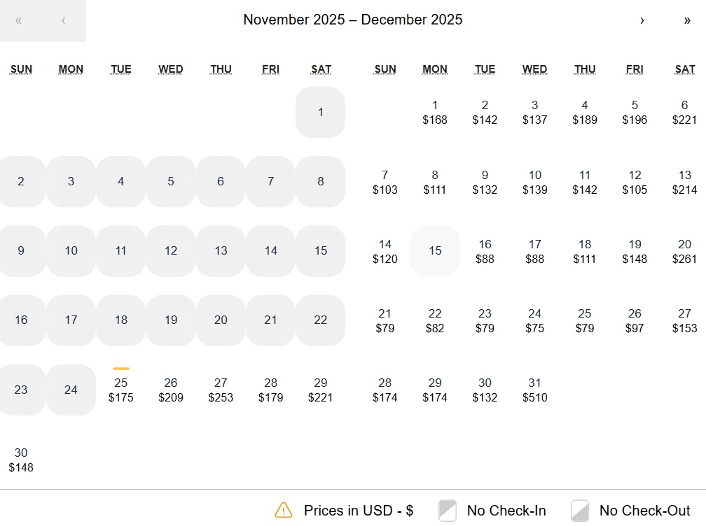 Preferred Hotels Cyber Sale promotion - Kyoto Tokyu Hotel - room pricing breakdown without discount
