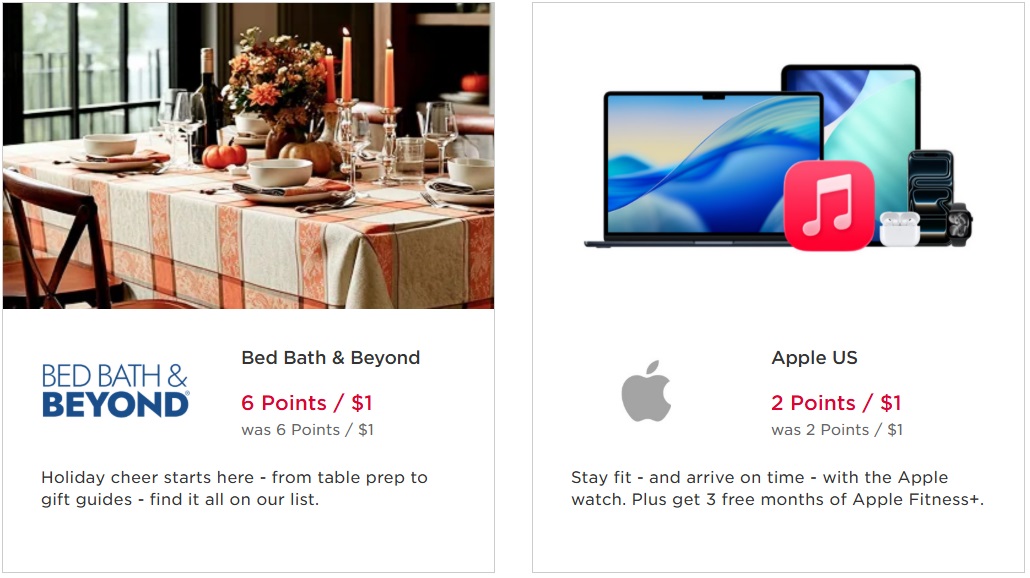 Virgin Atlantic Shops Away Bed Bath & Beyond Apple