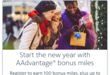 American Airlines promo: Earn 100 miles for registering, up to 2K more miles for qualifying activity American Airlines promotion