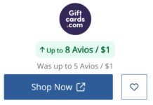 British Airways shopping portal Giftcardsdotcom