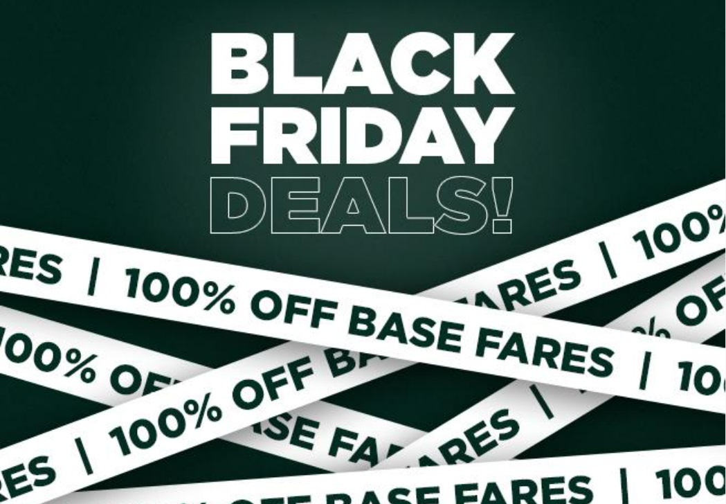 Frontier promotion 100% off base fares