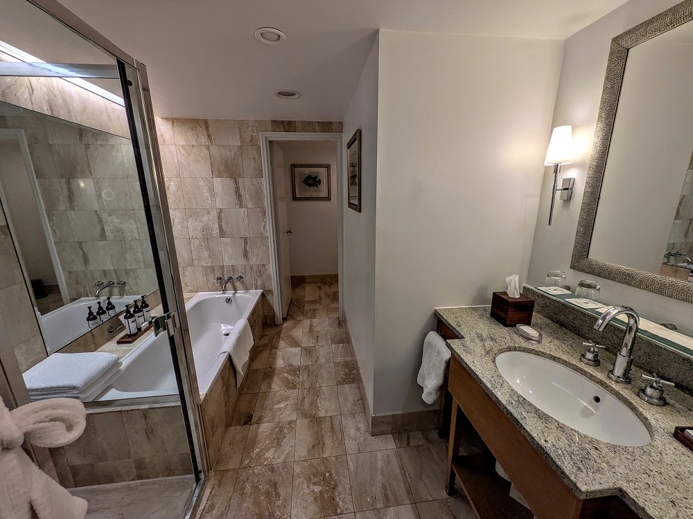 Hyatt Regency Birmingham, England - Regency Suite bathroom
