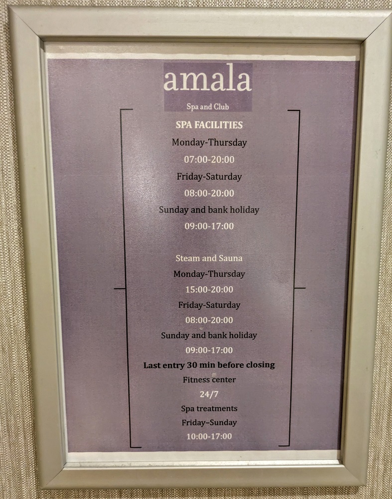 Hyatt Regency Birmingham, England - Spa & fitness area details