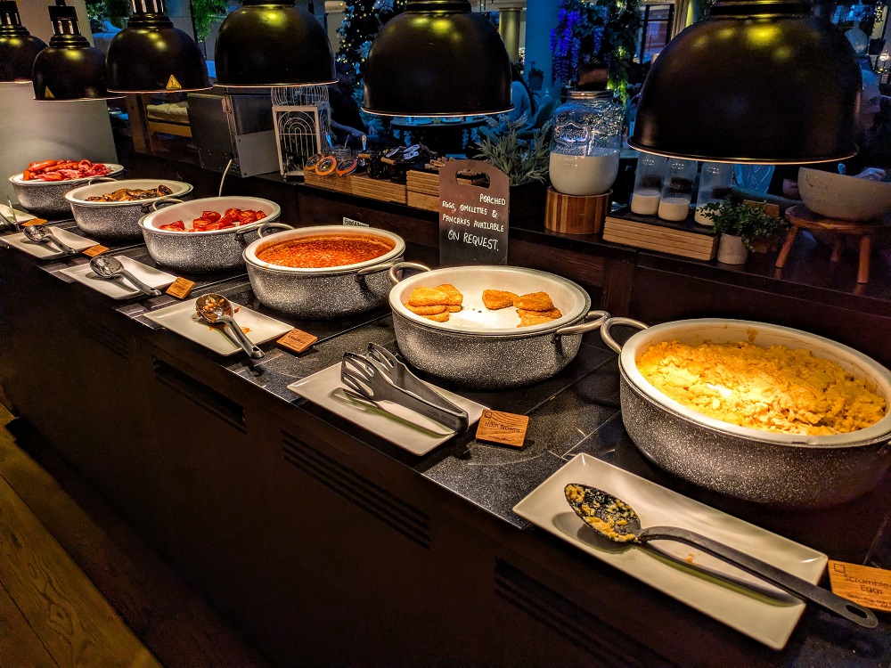 Hyatt Regency Birmingham breakfast - Hot items