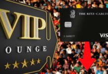 Chase Bonvoys Ritz Carlton card’s unlimited lounge guests