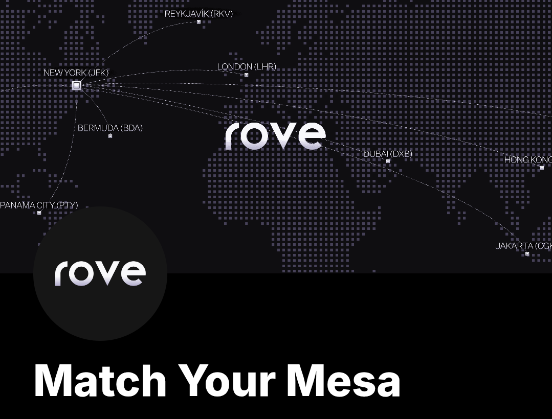Rove Miles Match Your Mesa 5,000 free miles