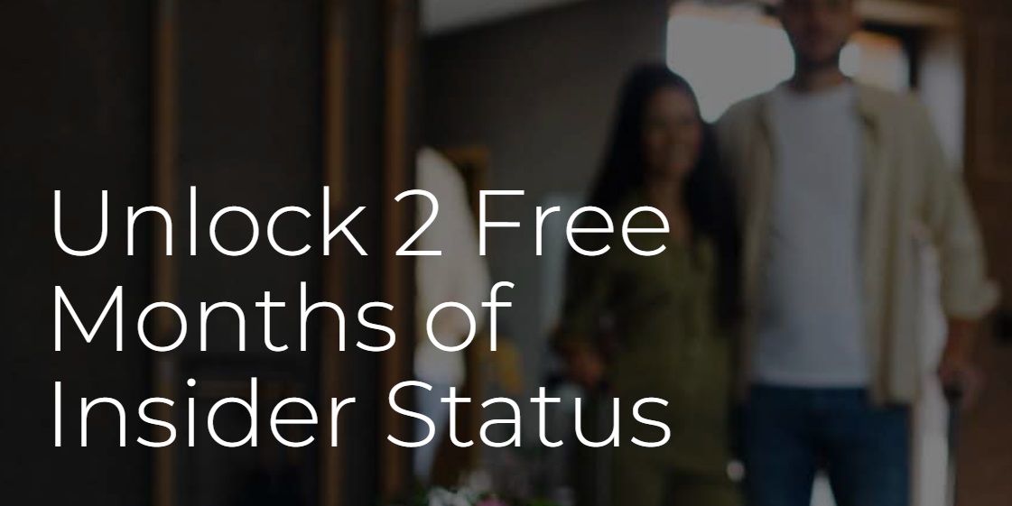 Wyndham Rewards Insider Status 2 months free