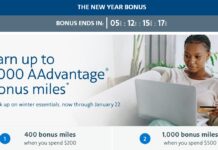 American Airlines shopping portal promo