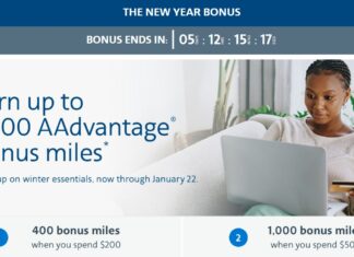 American Airlines shopping portal promo