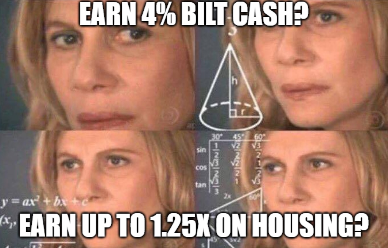 Bilt Cash & earnings calculations