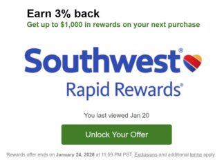 Capital One Shopping Southwest Rapid Rewards