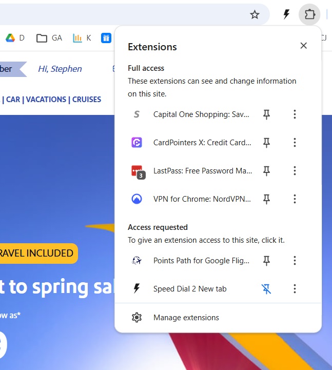 Capital One Shopping browser extension