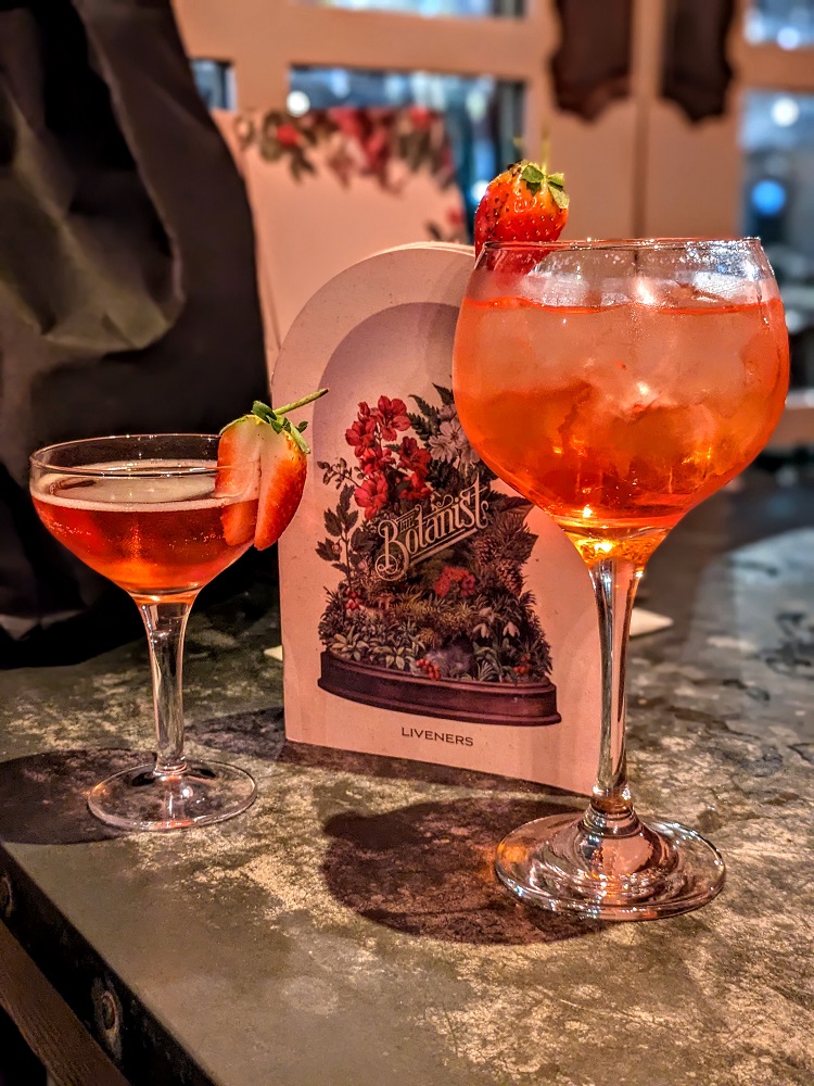 Cocktails at The Botanist in Birmingham