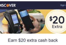 Discover: Get a $20 bonus after spending $100 on mobile wallets (targeted)