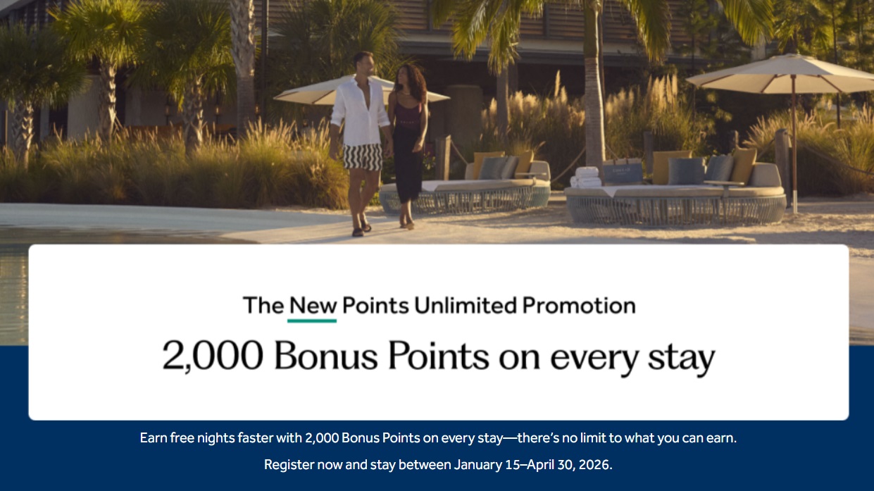 Hilton Honors 2,000 bonus points promotion