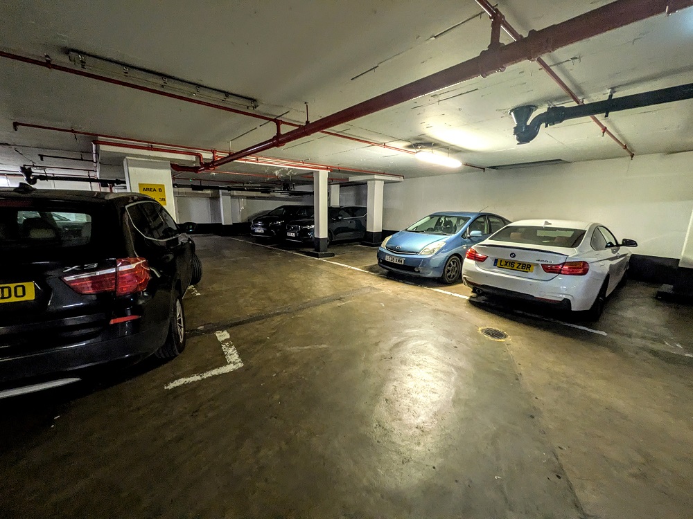 London Hilton on Park Lane underground parking