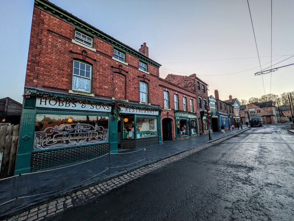 One of the streets at the Black Country Living Museum