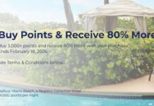 Wyndham Rewards buy points 80% bonus