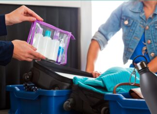 water bottle at the airport