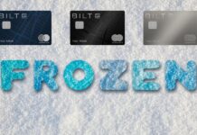 Bilt cards frozen