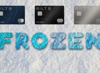 Bilt cards frozen