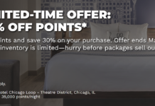 Choice Privileges points sale 30% discount