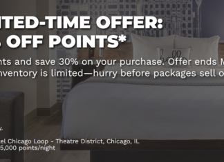 Choice Privileges points sale 30% discount