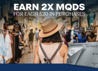 Delta Platinum credit card spending offer 2x MQDs featured image