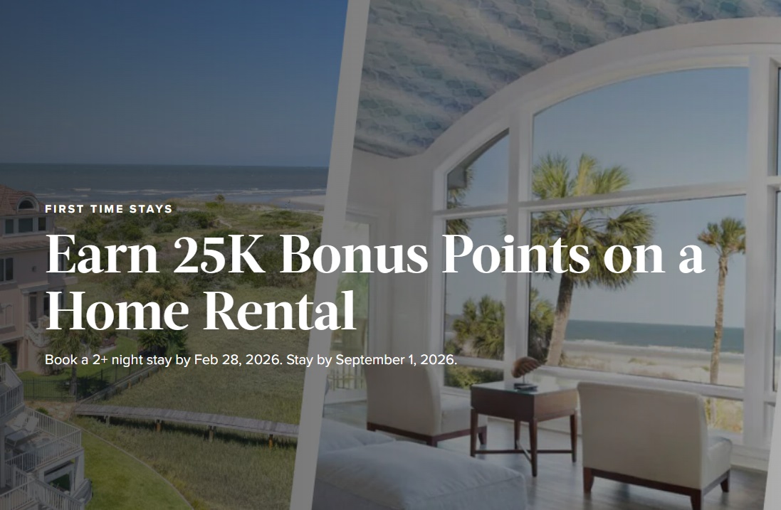 Homes & Villas by Marriott promotion 25K bonus points