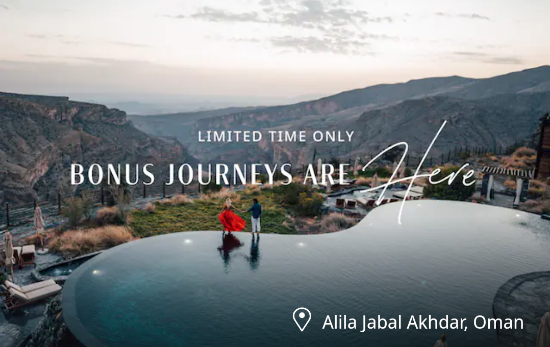 Hyatt Bonus Journeys promotion