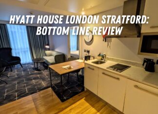 Hyatt House London Stratford in a 1 King Bed Suite Cherry Park View Bottom Line Review Hotel
